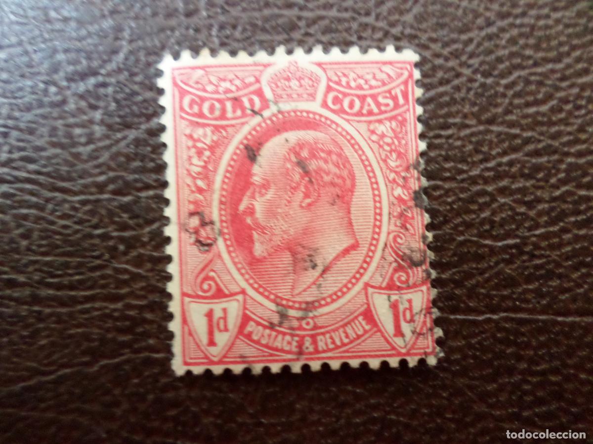 Sellos: *costa de oro, 1909, eduardo VII, Yvert 67