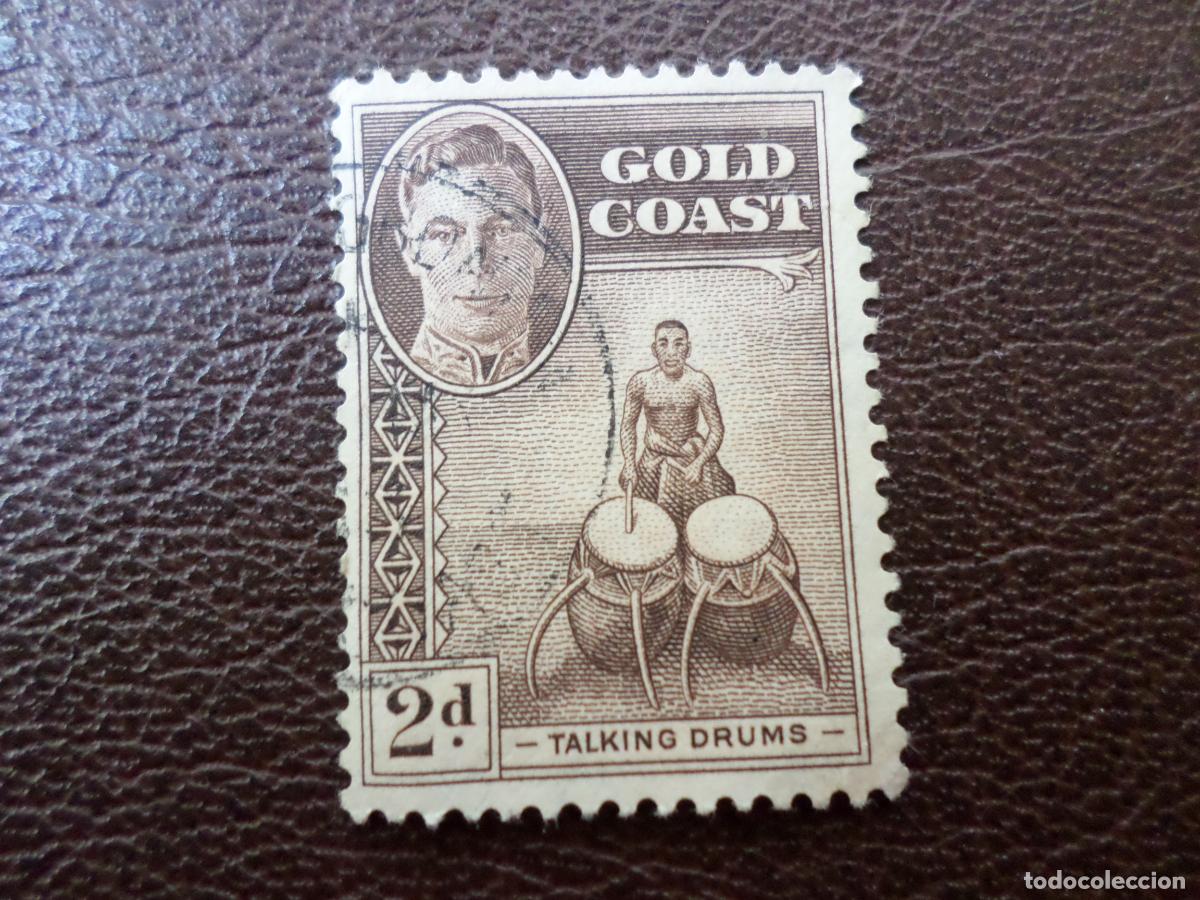 Sellos: *costa de oro, 1948, tam-tam, Yvert 131