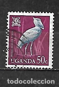 Sellos: 1965: UGANDA P&aacute;jaros - Picozapato (usado)