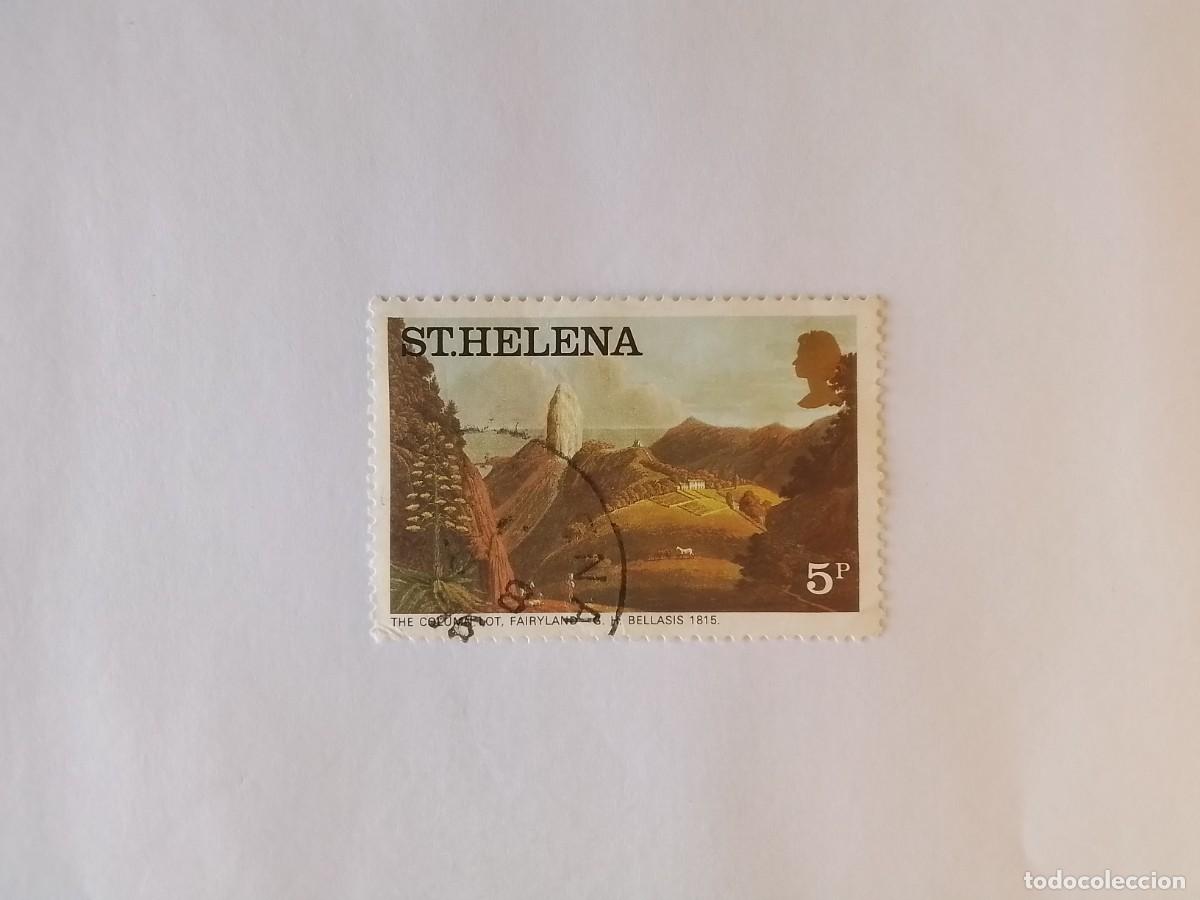 Sellos: A&Ntilde;O 1976 SANTA ELENA SELLO USADO