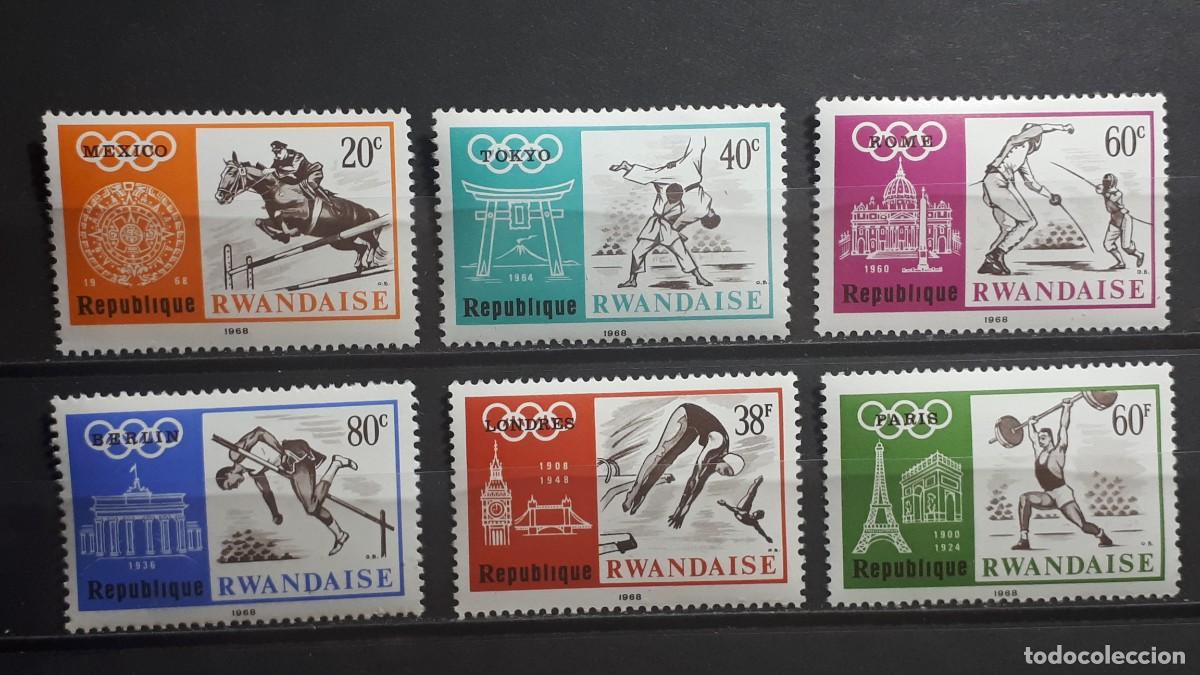 Sellos: RUANDA. A&Ntilde;O 1968. **. EDIFIL 263/8