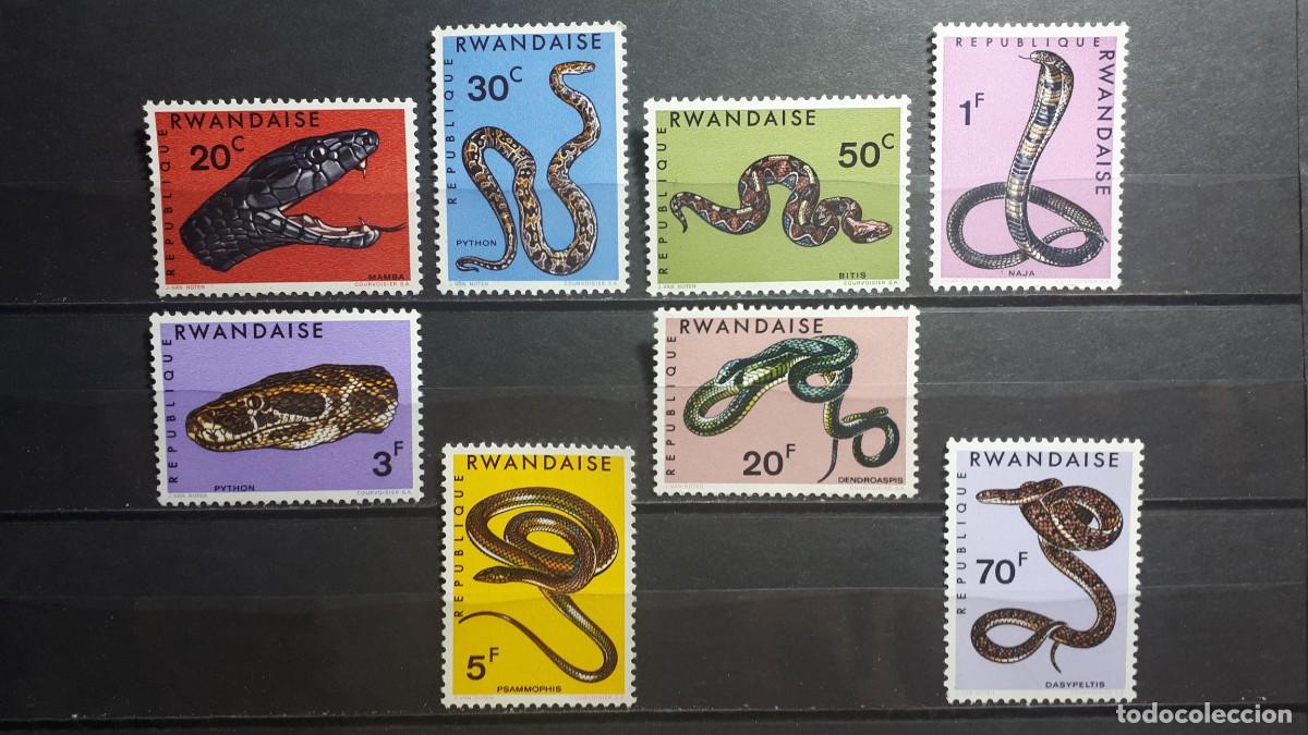 Sellos: RUANDA. A&Ntilde;O 1967. **. EDIFIL 191/8