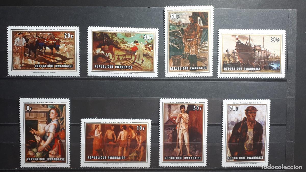 Sellos: RUANDA. ARTE. A&Ntilde;O 1969. **. EDIFIL 330/7