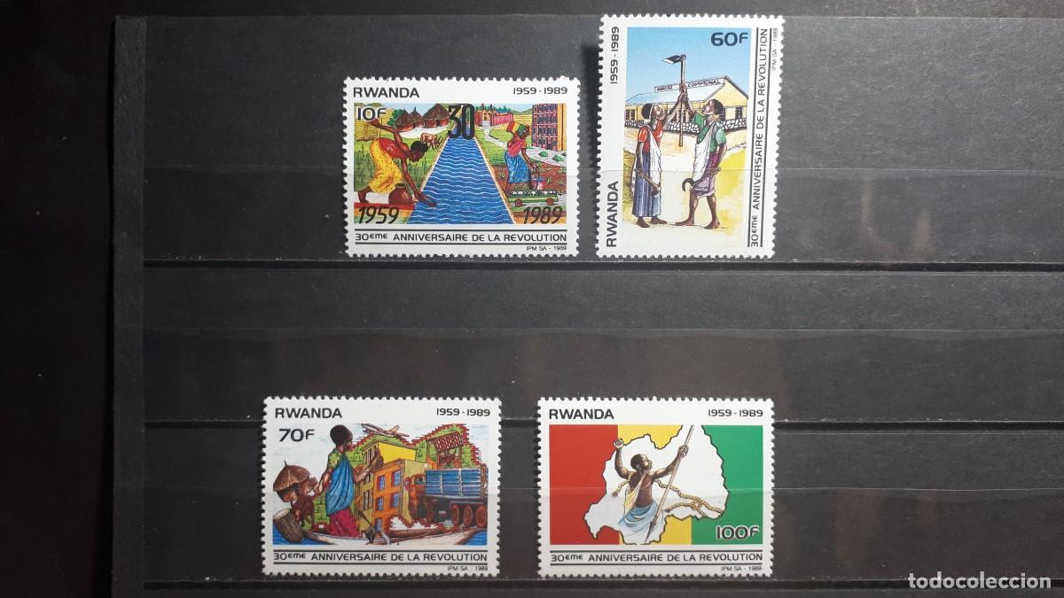 Sellos: RUANDA. A&Ntilde;O 1969. **. EDIFIL 1293/6