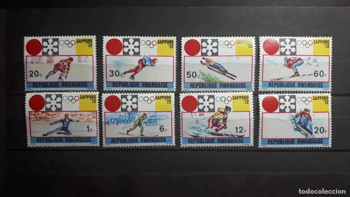 Sellos: RUANDA. OLIMPIADAS. A&Ntilde;O 1973. **. EDIFIL 443/50