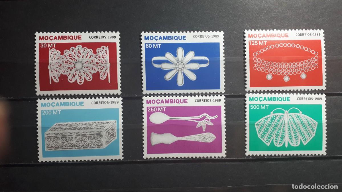 Sellos: MOZAMBIQUE. ARTE. A&Ntilde;O 1989. **. EDIFIL 1139/44
