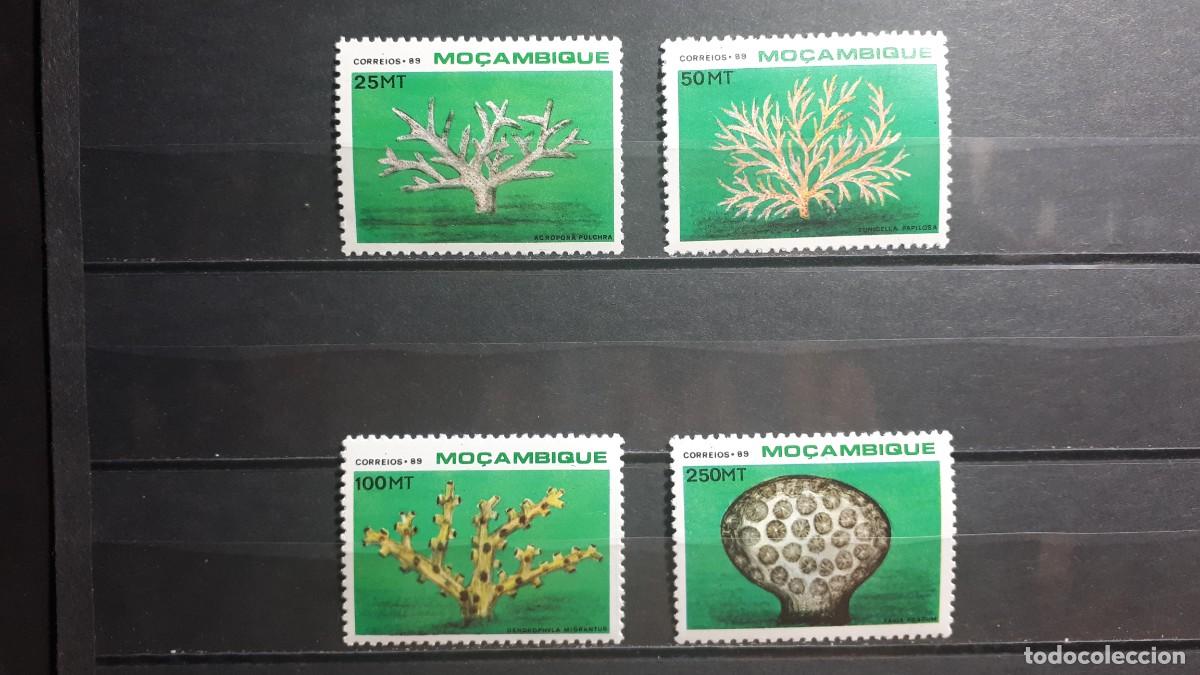 Sellos: MOZAMBIQUE. NATURALEZA. A&Ntilde;O 1989. **. EDIFIL 1123/6