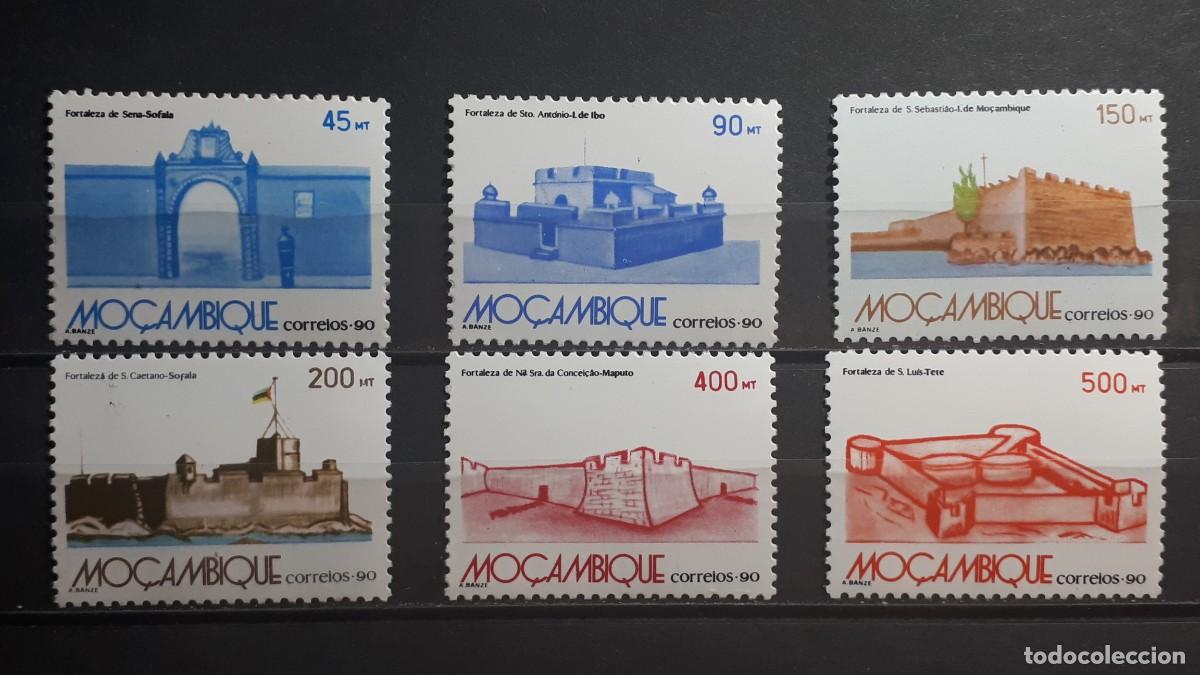 Sellos: MOZAMBIQUE. HISTORIA. A&Ntilde;O 1990. **. EDIFIL 1159/64.