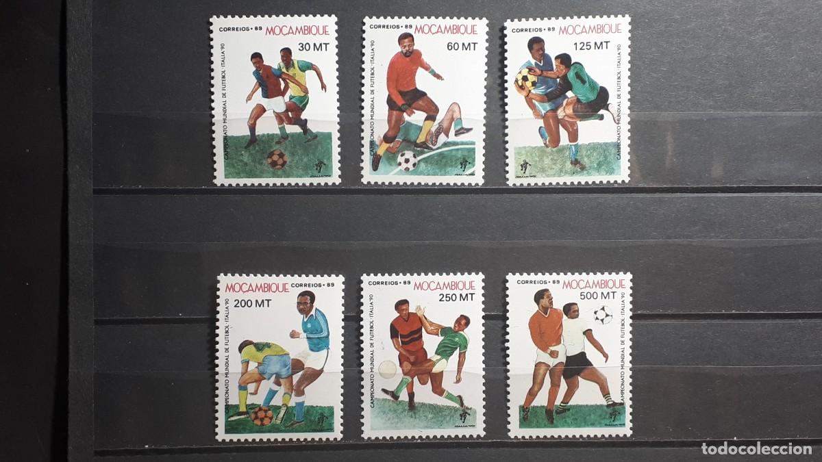 Sellos: MOZAMBIQUE. DEPORTES. A&Ntilde;O 1989. **. EDIFIL 1127/32