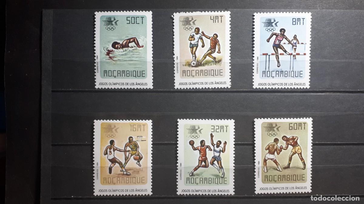 Sellos: MOZAMBIQUE. OLIMPIADAS. A&Ntilde;O 1984. **. EDIFIL 948/53