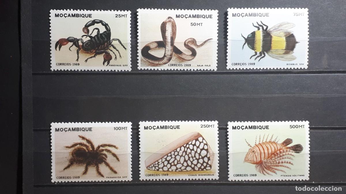 Sellos: MOZAMBIQUE. FAUNA. A&Ntilde;O 1989. **. EDIFIL 1172/22