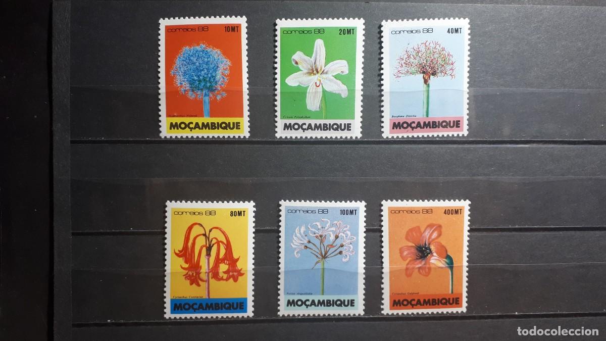 Sellos: MOZAMBIQUE. FLORA. A&Ntilde;O 1988. **. EDIFIL 1083/8.