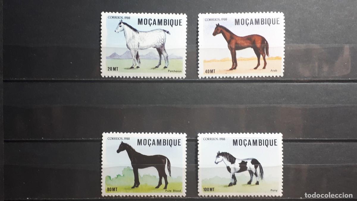 Sellos: MOZAMBIQUE. FAUNA. A&Ntilde;O 1988. **. EDIFIL 1096/99.