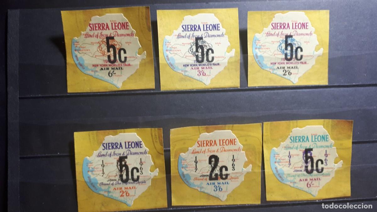 Sellos: SIERRA LEONA. A&Ntilde;O 1964. **. Aereo