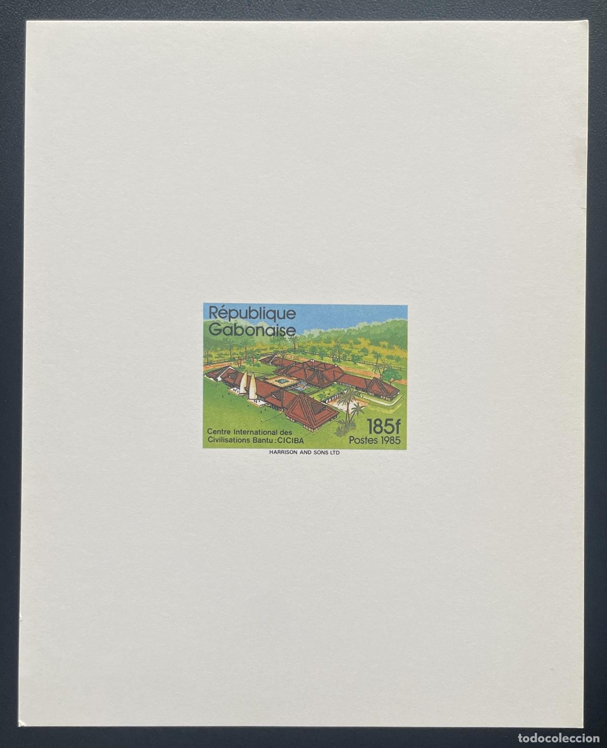 Sellos: Gab&oacute;n 1985 Mi. 948 evento de lujo CICIBA Civilisations Bantu