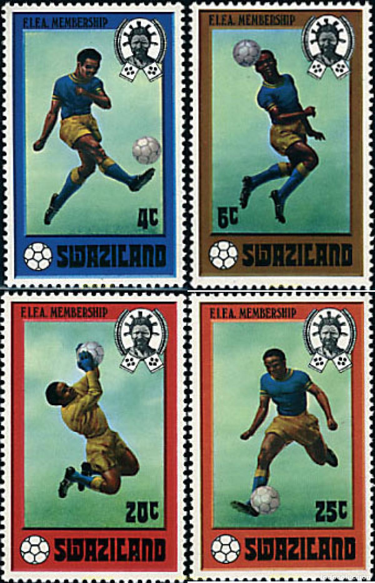 Sellos: 27726 MNH SWAZILANDIA 1976 ADMISION EN LA F.I.F.A.