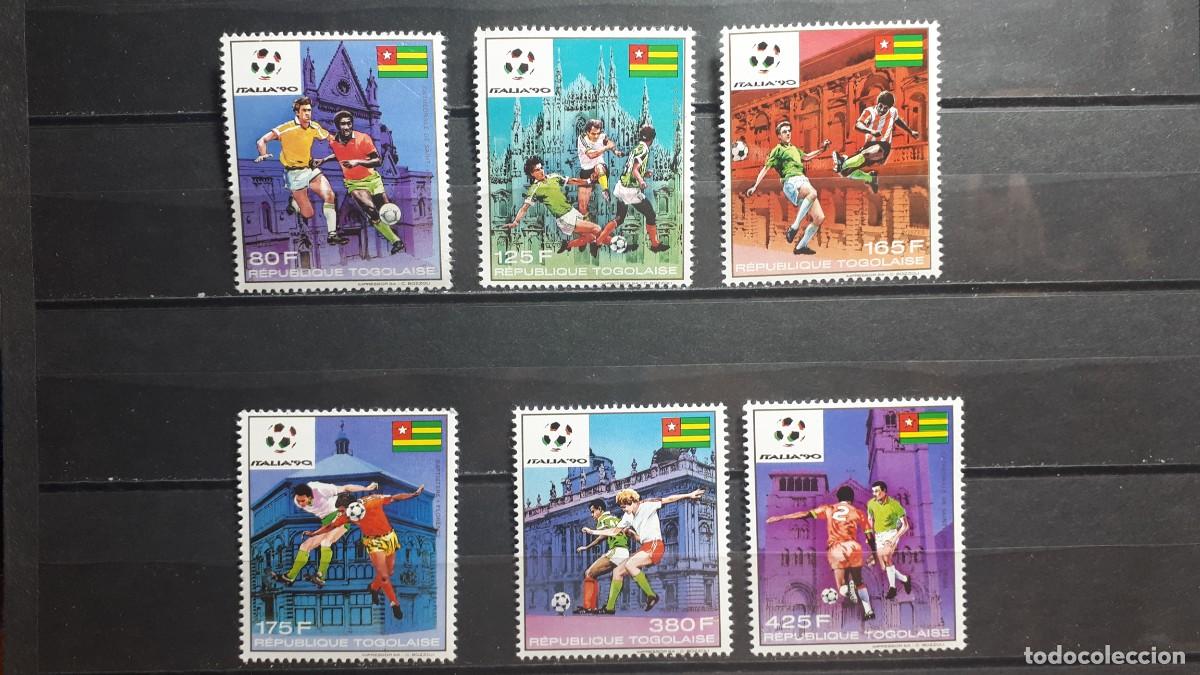 Sellos: TOGO. A&Ntilde;O 1989. **. YVERT 1257/60. A&eacute;reo 659/60