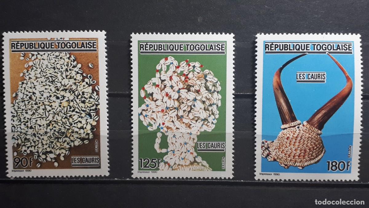 Sellos: TOGO. A&Ntilde;O 1990. **. YVERT 1297/9
