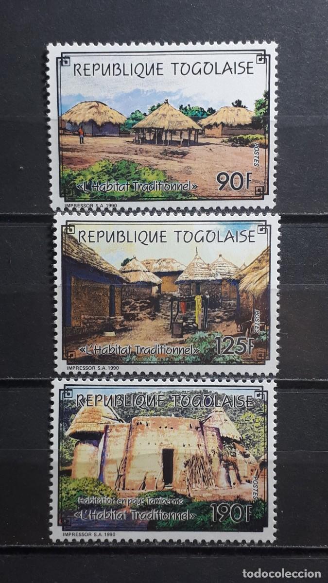 Sellos: TOGO. A&Ntilde;O 1990. **. YVERT 1305/7
