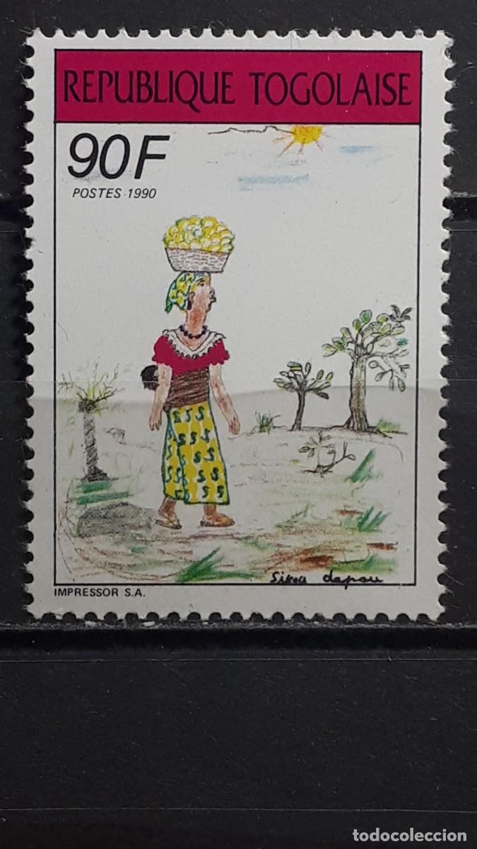 Sellos: TOGO. FAUNA. A&Ntilde;O 1990. **. YVERT 1310