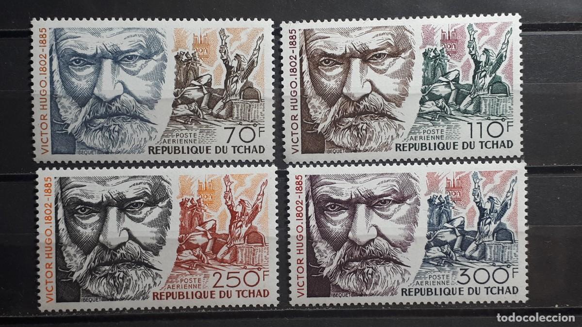 Sellos: TCHAD. A&Ntilde;O 1985. **. YVERT A&eacute;reo 299/302