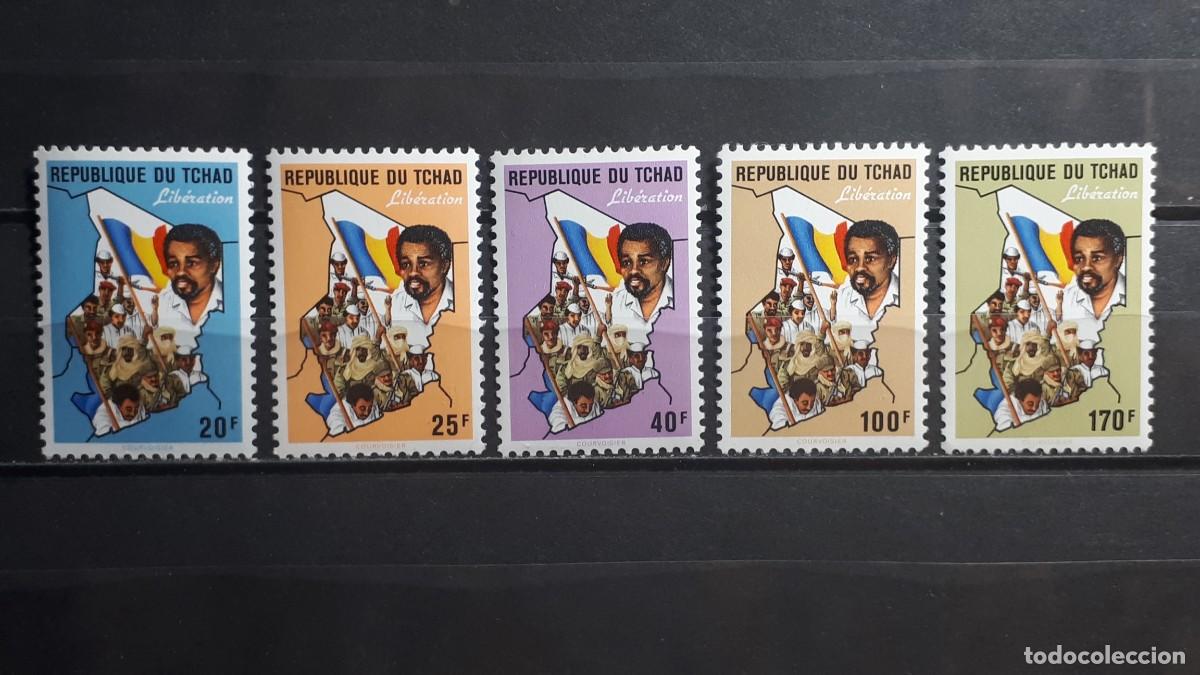 Sellos: TCHAD. A&Ntilde;O 1989. **. YVERT 511/5