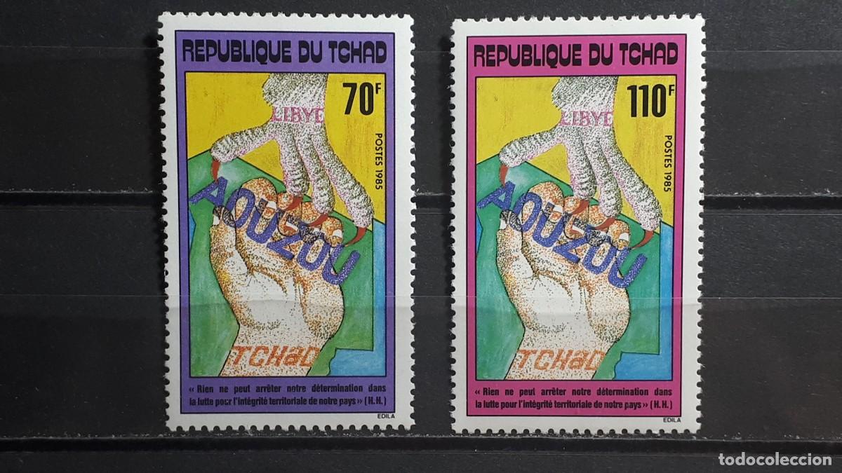 Sellos: TCHAD. A&Ntilde;O 1985. **. YVERT 486/7