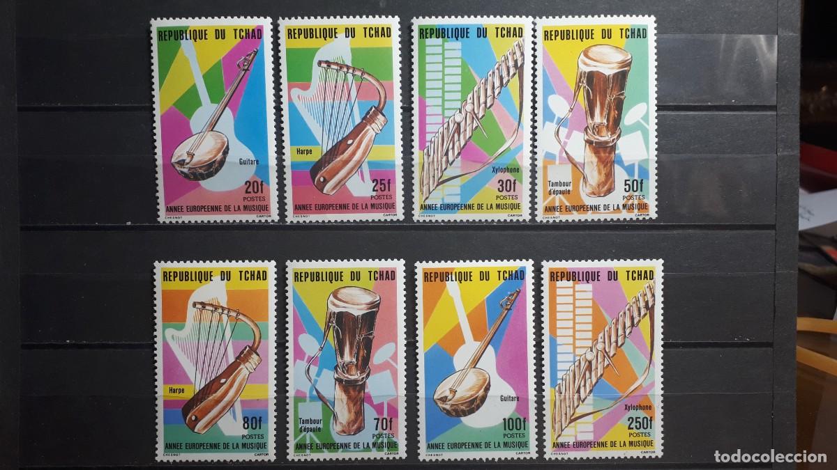 Sellos: TCHAD. A&Ntilde;O 1988. **. YVERT 470/7
