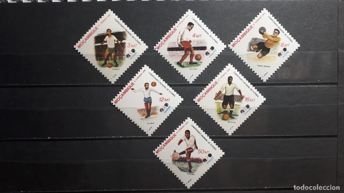 Sellos: MOZAMBIQUE. DEPORTES. A&Ntilde;O 1986. **. YVERT 1022/7