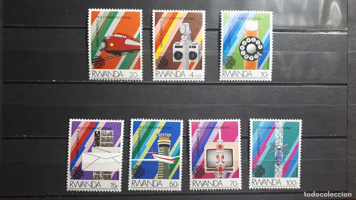 Sellos: RUANDA. A&Ntilde;O 1984. **. YVERT 1133/40. Falta 1134