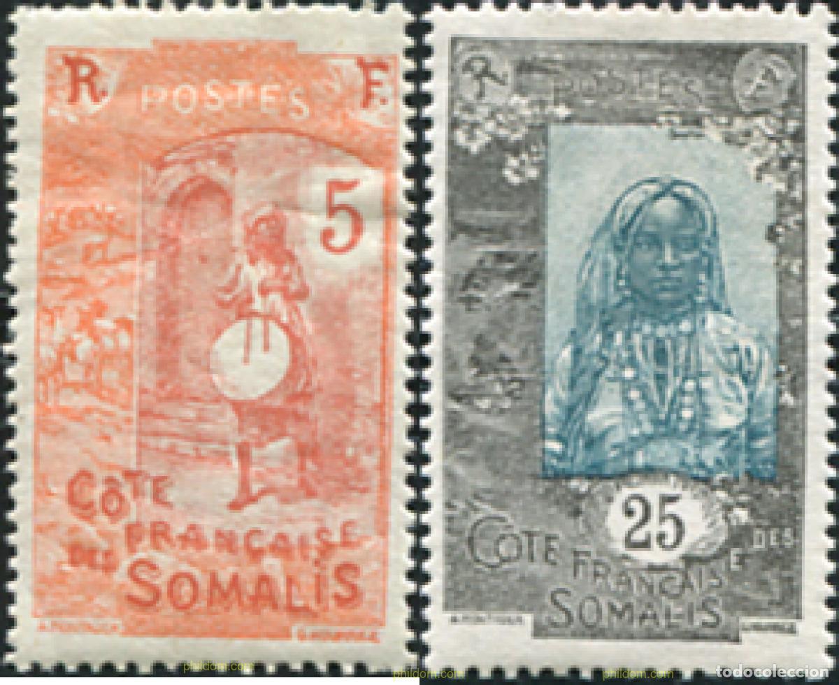 Sellos: 668175 HINGED COSTA DE LOS SOMALIS 1915 SERIE BASICA