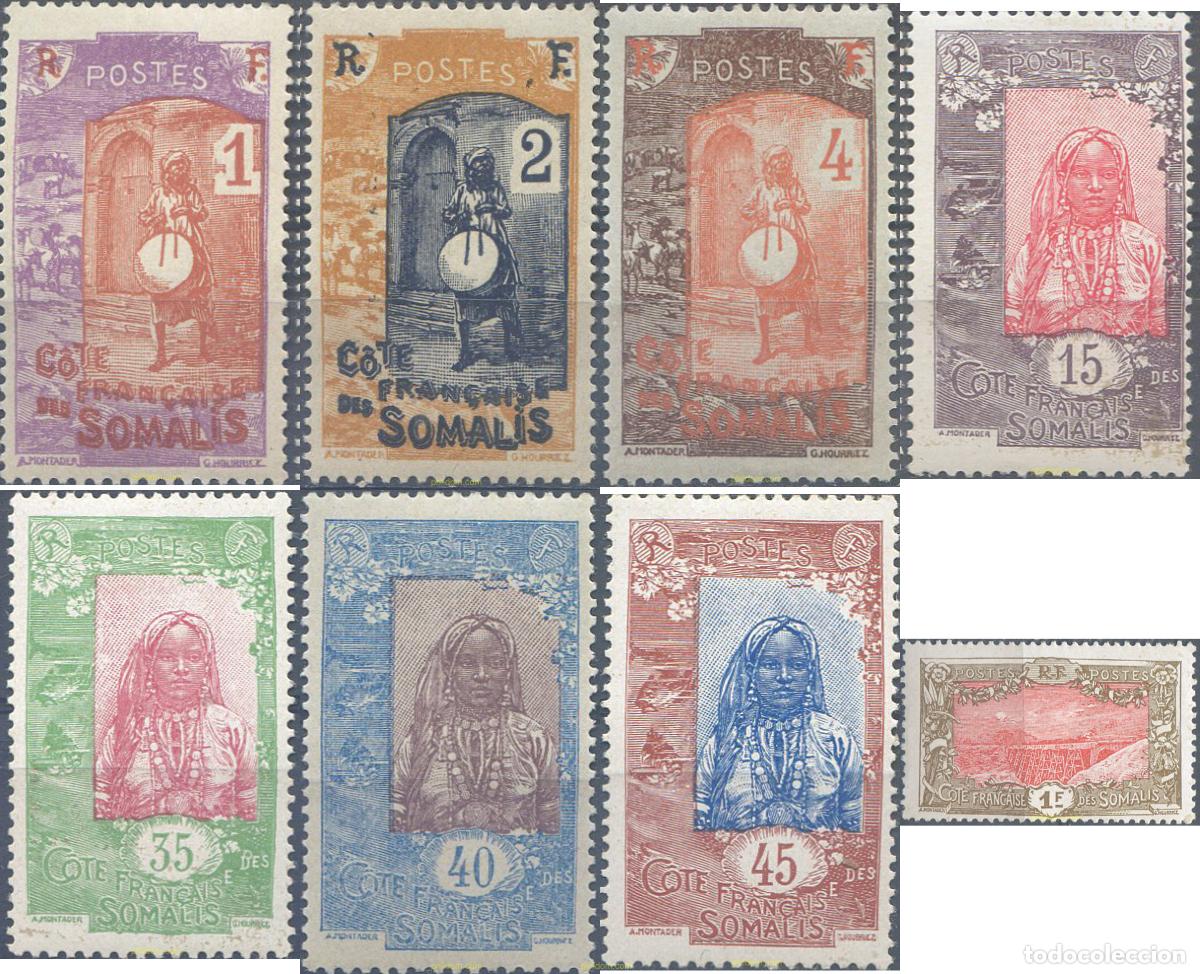Sellos: 668174 HINGED COSTA DE LOS SOMALIS 1915 SERIE BASICA