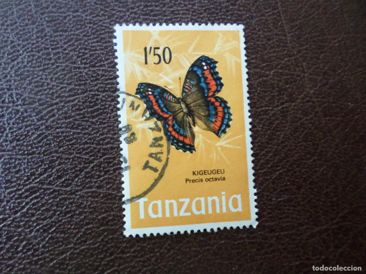 Sellos: tanzania, 1973, mariposas, Yvert 43