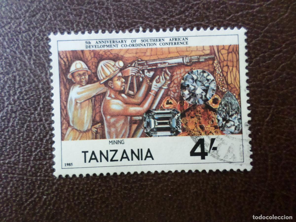 Sellos: tanzania, 1985, industria minera, Yvert 260