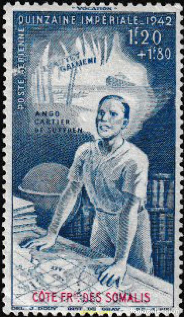 Sellos: 605055 MNH COSTA DE LOS SOMALIS 1942