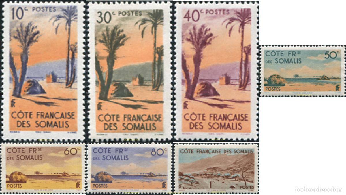 Sellos: 668242 HINGED COSTA DE LOS SOMALIS 1947 SERIE BASICA