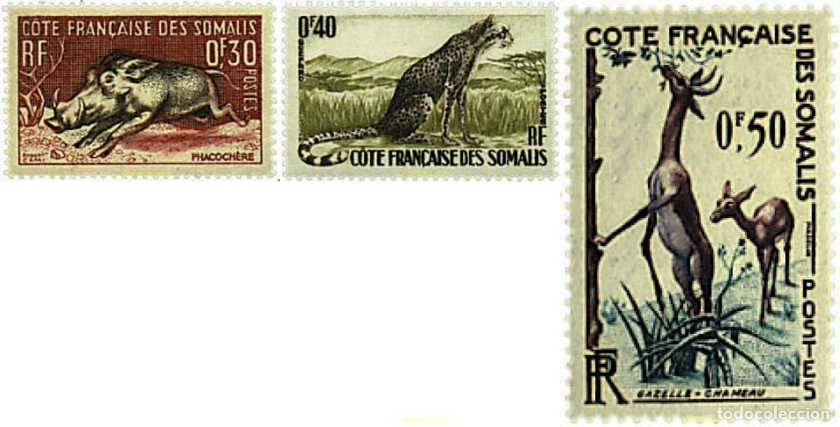 Sellos: 668255 MNH COSTA DE LOS SOMALIS 1958 MAMIFEROS
