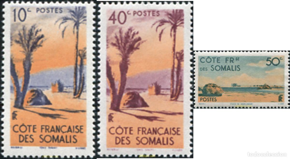 Sellos: 668244 HINGED COSTA DE LOS SOMALIS 1947 SERIE BASICA