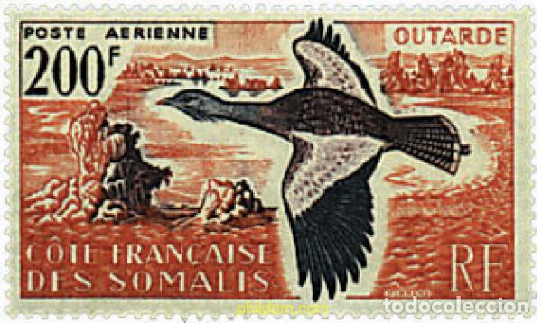 Sellos: 33173 MNH COSTA DE LOS SOMALIS 1960 AVUTARDA
