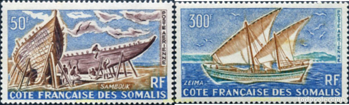 Sellos: 343997 MNH COSTA DE LOS SOMALIS 1964 BARCOS
