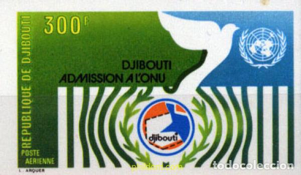 Sellos: 193467 MNH DJIBOUTI 1977 DJIBOUTI EN LA ONU