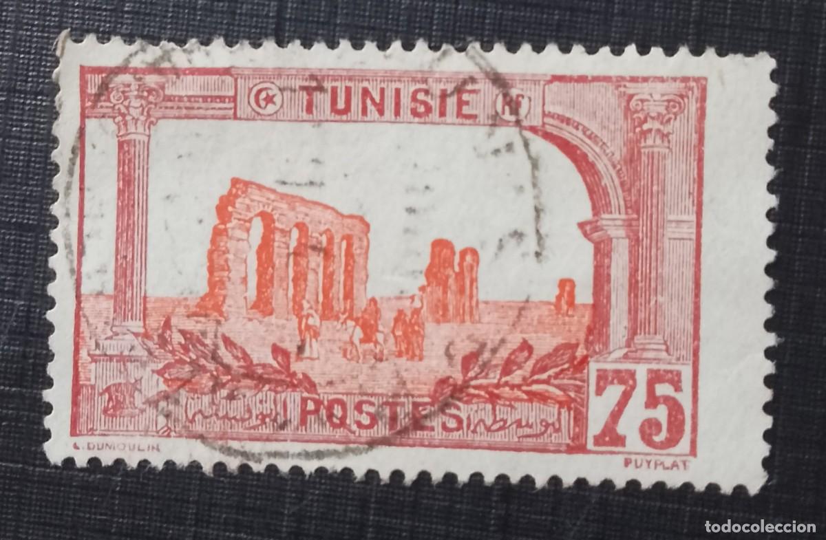 Sellos: TUNEZ - V/F 75 - RESTOS ARQUEOL&Oacute;GICOS