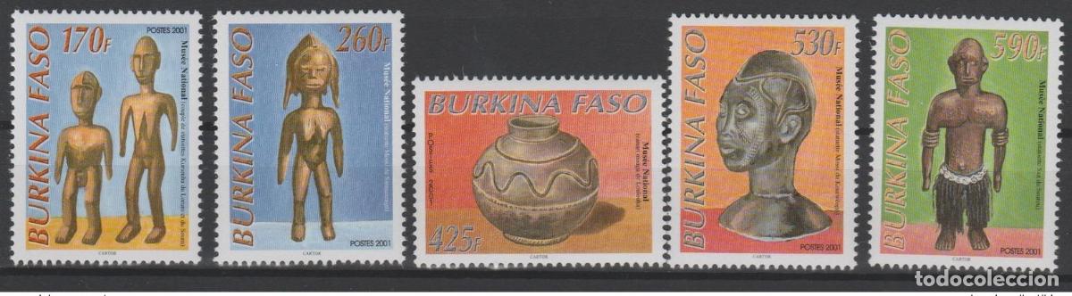 Sellos: Burkina Faso 2001 Mi. 1830 - 1834 Museo Nacional de Arte 5 val.