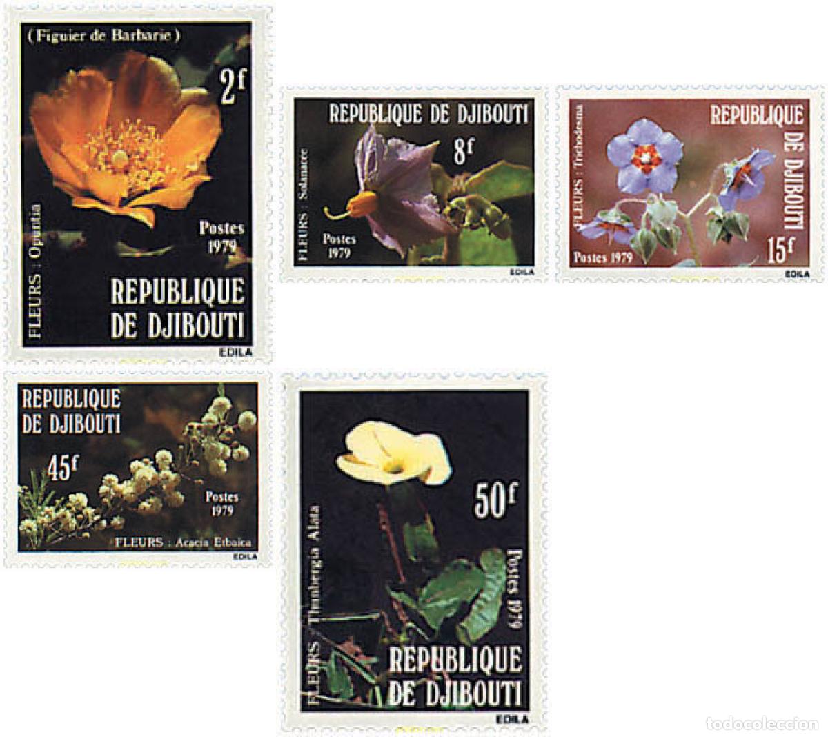 Sellos: 83708 MNH DJIBOUTI 1979 FLORES DE DJIBOUTI