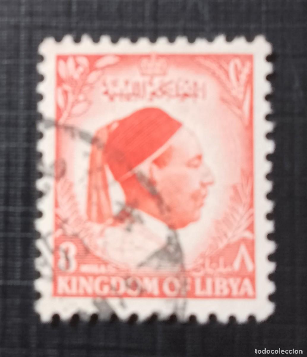Sellos: REINO DE LIBYA &Oacute; LIBIA - V/F 8 MILLS - PERSONAJE.