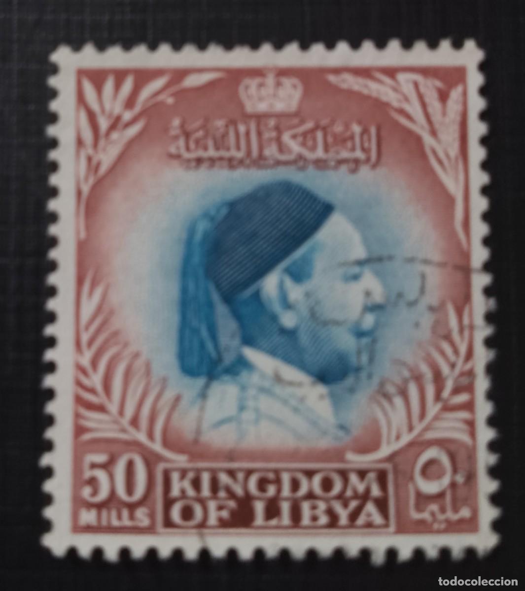 Sellos: REINO DE LIBYA &Oacute; LIBIA - V/F 50 MILLS - PERSONAJE.