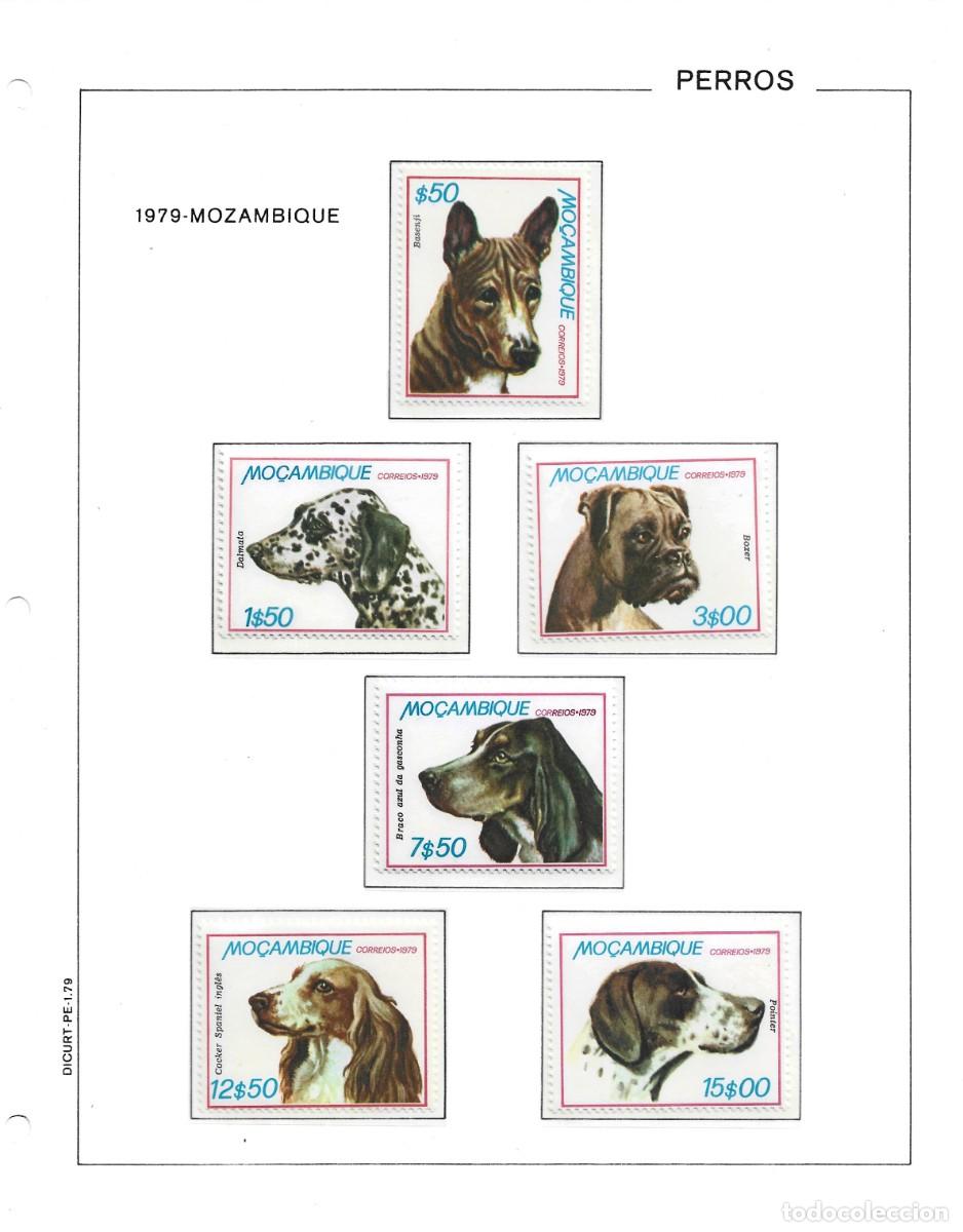 Sellos: Mozambique 1979 - Domestic Dogs - Y&T 719/724 -Perros -(4)