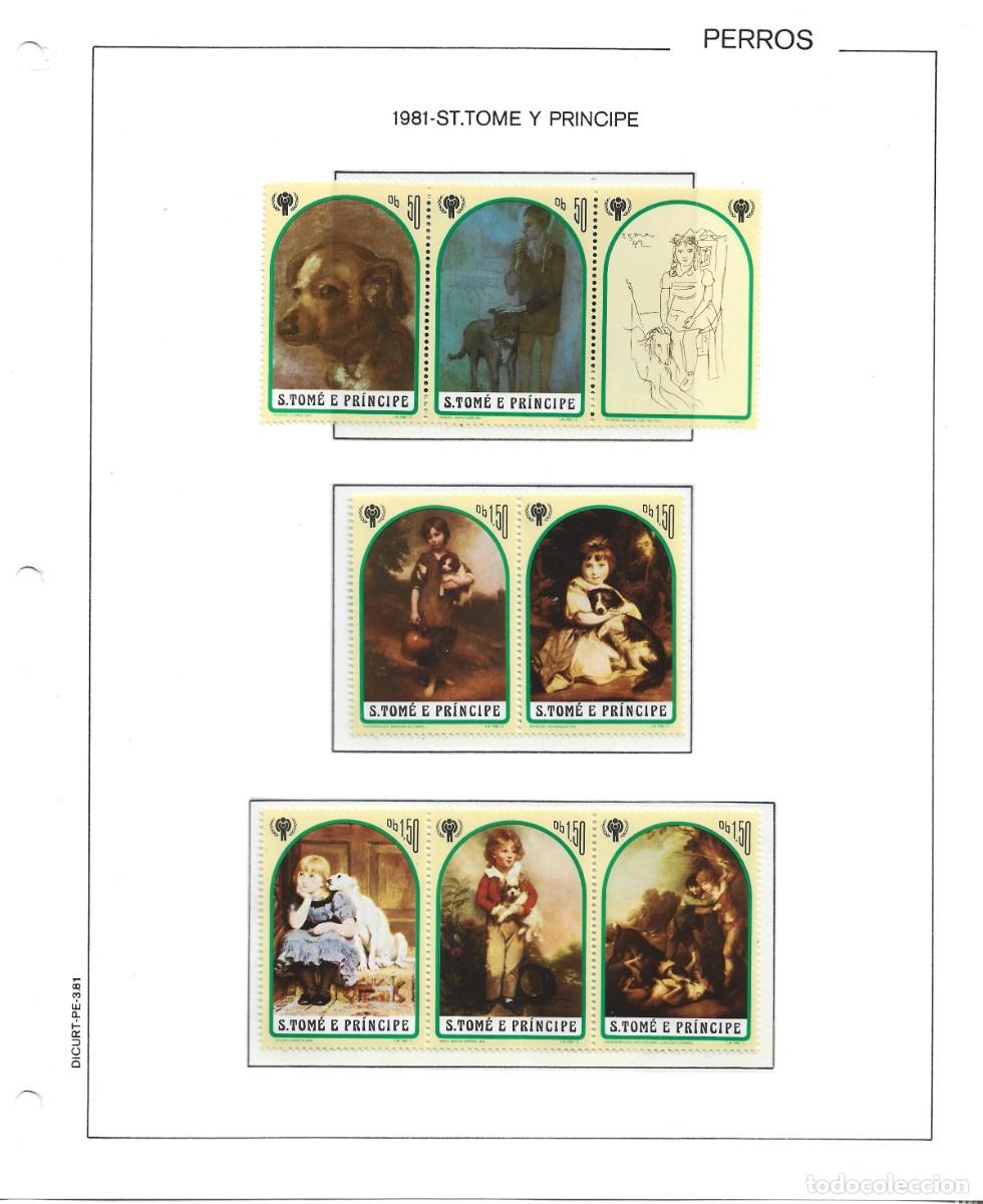 Stamps: STo Tom&eacute; E Principe 1981 - International Year of the Child 1981 - Y&T 671/677 -Perros -(10)