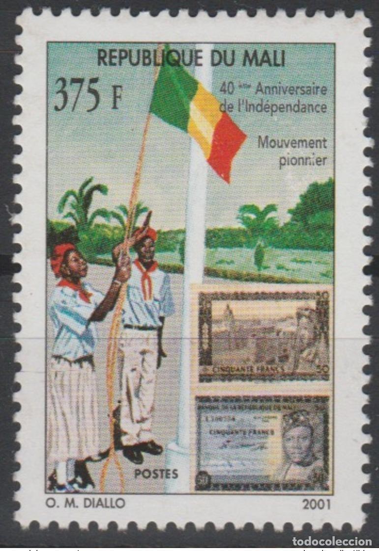Sellos: Mali 2001 Mi. 2577 40 a&ntilde;os del movimiento pionero de la independencia 1 val.