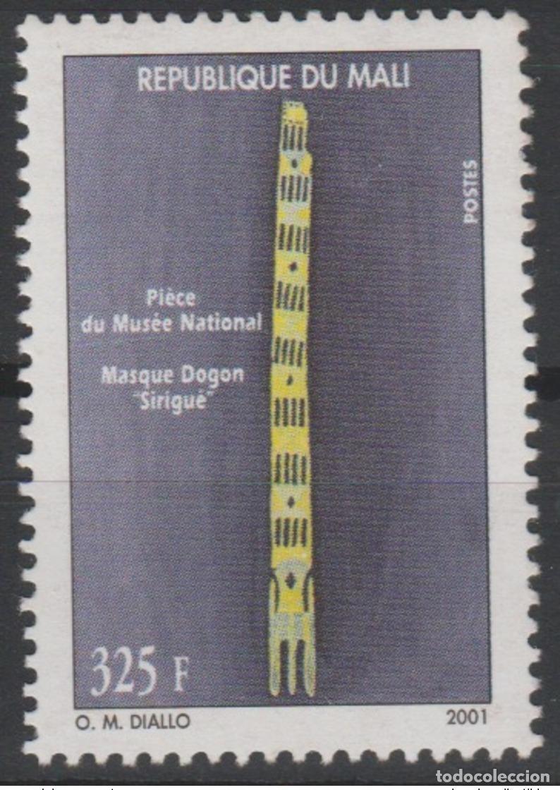 Sellos: Mali 2001 Mi. 2604I Pieza del Museo Nacional M&aacute;scara dogon Arte &laquo;Sirigu&eacute;&raquo;